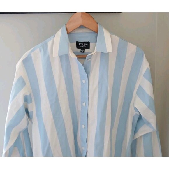 J. Crew Collection Relaxed Cropped Shirt - Picture 2 of 11